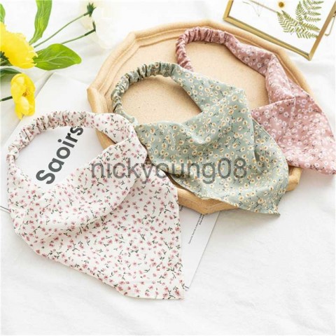 Boho Women's Fashion Pink Elastic Headscarf Bandana Hair Accessory x0628