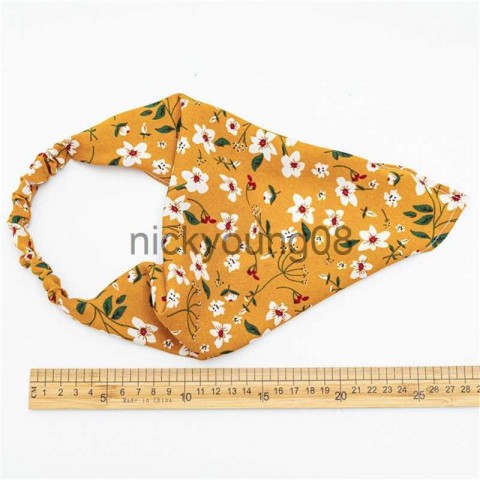 Boho Women's Fashion Pink Elastic Headscarf Bandana Hair Accessory x0628