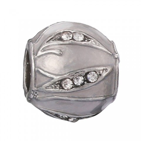Elegant Silver Plated Braided Beads Bracelet for Women, High-Quality DIY Jewelry by Brand_mask