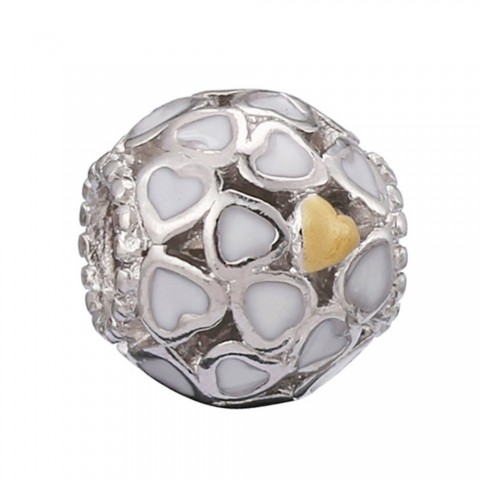 Elegant Silver Plated Braided Beads Bracelet for Women, High-Quality DIY Jewelry by Brand_mask