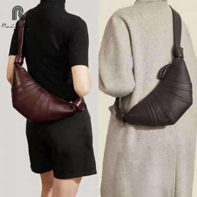 Colorful Sheepskin Crescent Tote - Versatile Women's Handbag with Large Capacity