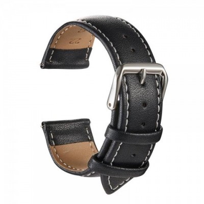 Luxury Calfskin Leather Watch Bands for Men Women - Soft Comfortable Strap 18mm 20mm 22mm 24mm
