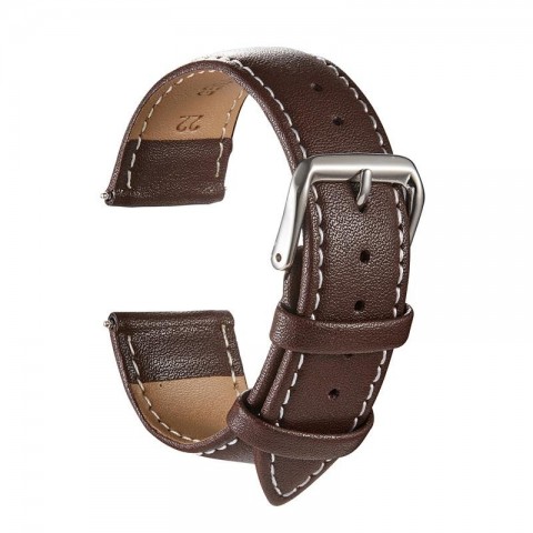 Luxury Calfskin Leather Watch Bands for Men Women - Soft Comfortable Strap 18mm 20mm 22mm 24mm