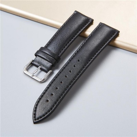 Luxury Calfskin Leather Watch Bands for Men Women - Soft Comfortable Strap 18mm 20mm 22mm 24mm