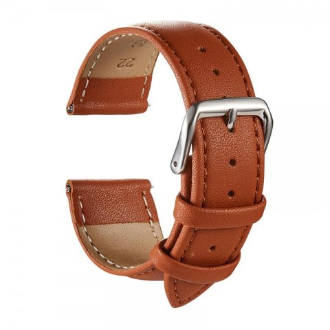 Luxury Calfskin Leather Watch Bands for Men Women - Soft Comfortable Strap 18mm 20mm 22mm 24mm