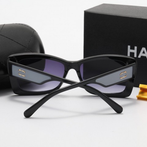 Luxury Brand Letter Square Frame Sunglasses With UV400 Protection For Men & Women
