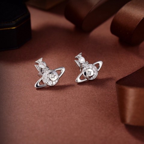 Stud Earrings for Women, 18K Gold Plated, Heart Design, Pearl Studs, Luxury Jewelry