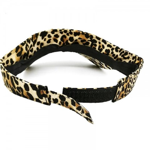 Summer Adjustable Leopard Print Visors Cap for Men and Women