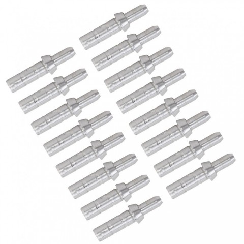 Aluminum Arrow Nock Set for Hunting Archery - 40pcs Striped End Fittings