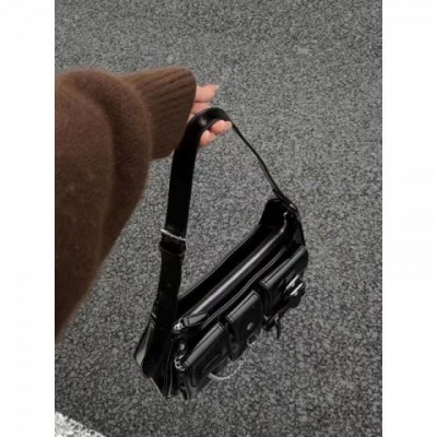 Bright Locomotive Leather Shoulder Bag for Women - Stylish & Durable