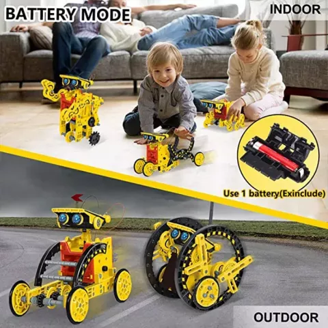 Solar Science Robot Kits 12-in-1 STEM Toy for Boys and Girls