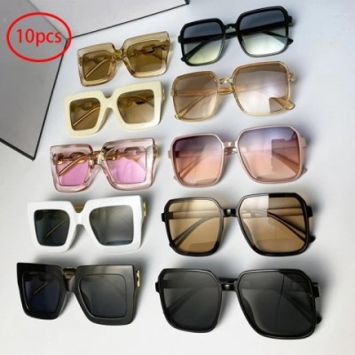 Stylish 10-Piece Sunglasses Set for Men and Women