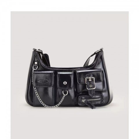 Bright Locomotive Leather Shoulder Bag for Women - Stylish & Durable