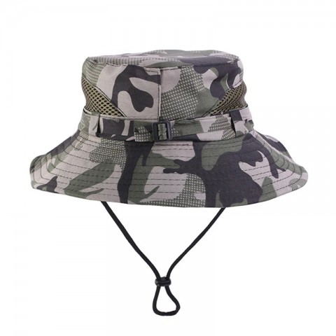 Camouflage Beret Bucket Hats for Kids - Summer Outdoor Protection UPF 50