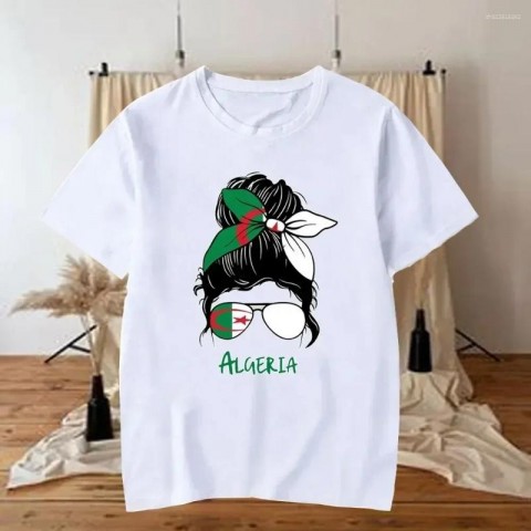 Algerian Humor Men's Cotton T-Shirt for Summer Gifts
