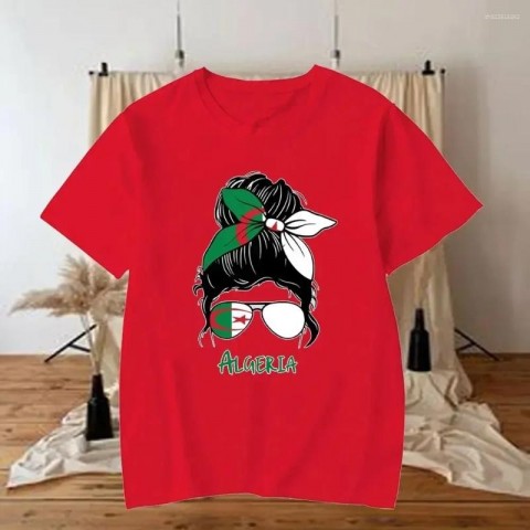 Algerian Humor Men's Cotton T-Shirt for Summer Gifts