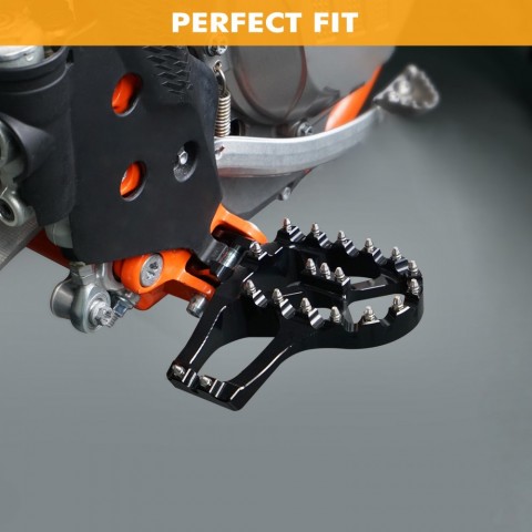 NiceCNC Aluminum Extender Footrests for Beta RR - Enhanced Backward Lean