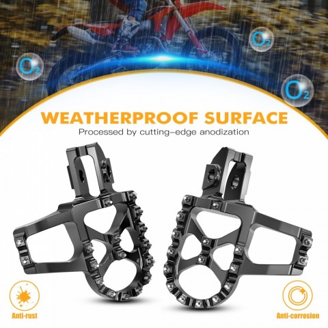 NiceCNC Aluminum Extender Footrests for Beta RR - Enhanced Backward Lean
