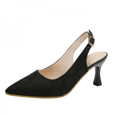Designer Women's Plus Size Thin Heeled Sandals 2024