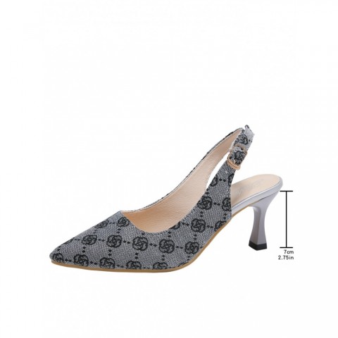 Designer Women's Plus Size Thin Heeled Sandals 2024