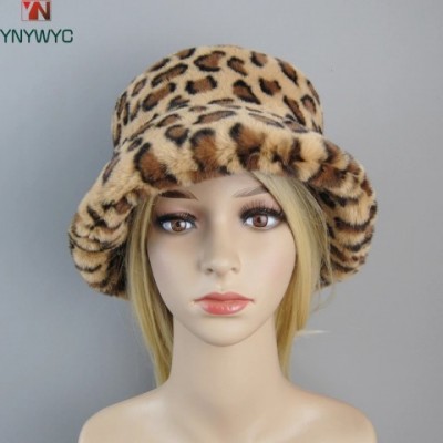 Rabbit Fur Winter Hat 2024 - Soft Solid Style for Women with Cotton Lining