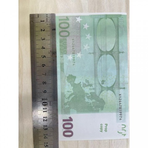Copy Money Authentic 1:2 Scale Euro Pound Banknote Props, 2024 Edition, Novelty Party Supplies