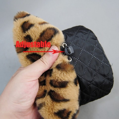 Rabbit Fur Winter Hat 2024 - Soft Solid Style for Women with Cotton Lining
