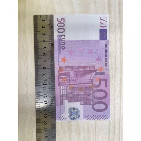Copy Money Authentic 1:2 Scale Euro Pound Banknote Props, 2024 Edition, Novelty Party Supplies