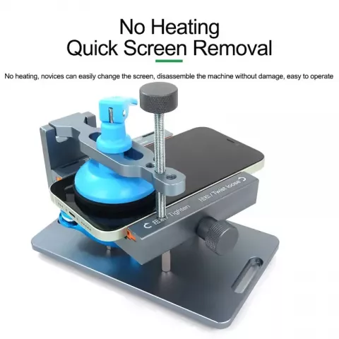 RELIFE RL-601S Plus Ergonomic 360° Rotating LCD Screen Separator for Smartphone Rear Glass Removal