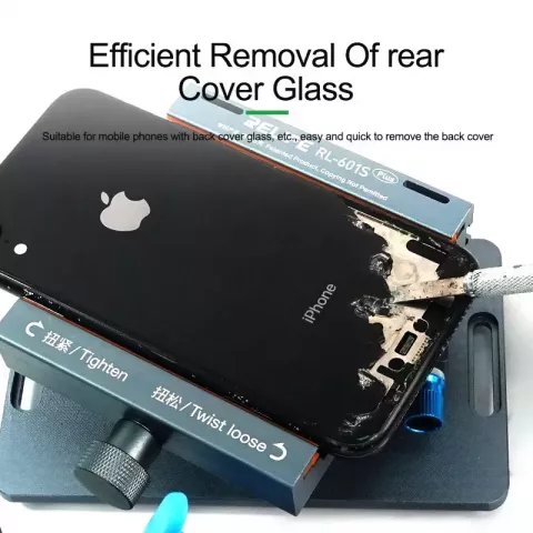 RELIFE RL-601S Plus Ergonomic 360° Rotating LCD Screen Separator for Smartphone Rear Glass Removal
