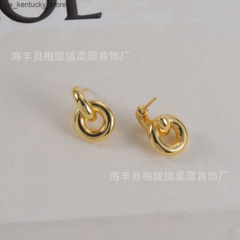 Stud Earrings with Silver Cross Charm for Women, Cowboy Style, Suitable for Formal Events