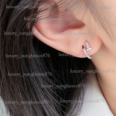 Designer Black Jade Stud Earrings with Rhodium Plated Heart Charm for Women