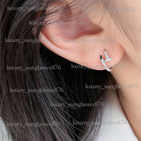 Designer Black Jade Stud Earrings with Rhodium Plated Heart Charm for Women