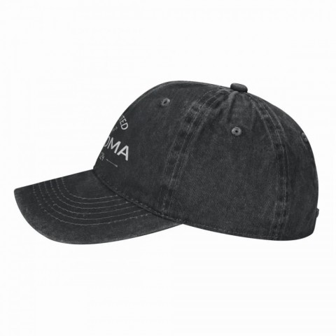 Promoted To Grandma Est Cowboy Baseball Cap - Silk Material, Sun Protection, Retro Style for Men & Women