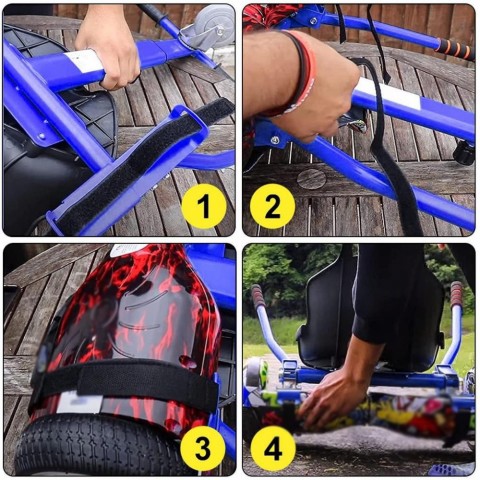 Hoverboard Straps & Replacement Belts for Balance Scooter - 10Pcs Durable & Colorful