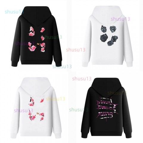 Luxury Men's Y2K Anti Social Hoodie 2025 Spring Trendy Streetwear Pullover