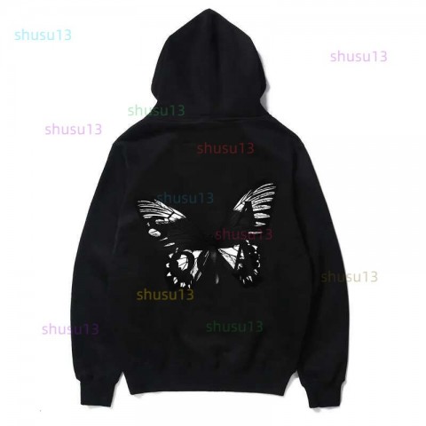 Luxury Men's Y2K Anti Social Hoodie 2025 Spring Trendy Streetwear Pullover