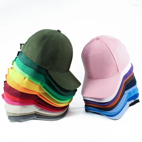 Premium Unisex Ball Caps, Classic Plain Design, Multi-Color Options