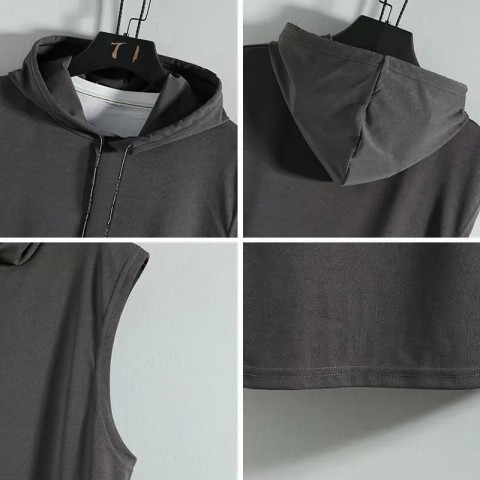 Sexy Modal Zipper Cardigan Vest for Men S-4XL Streetwear
