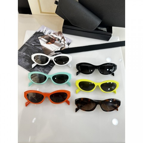 PR26 UV400 Sunglasses for Men and Women with Rimless Diamond Cut Lens