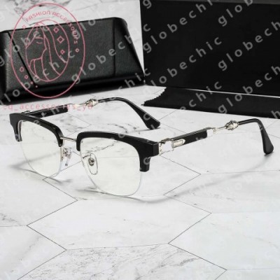 Chrome Glasses Luxury Designer Sunglasses for Men with Anti-Reflection UV380 Protection