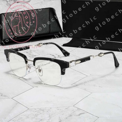 Chrome Glasses Luxury Designer Sunglasses for Men with Anti-Reflection UV380 Protection