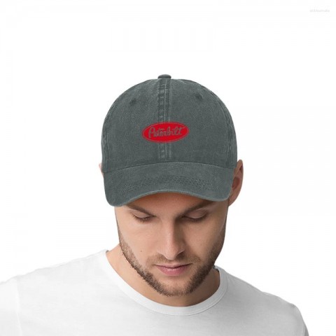 PETERBILT_TRUCKS Unisex Adjustable Denim Ball Cap