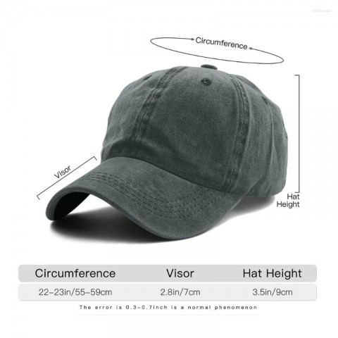 PETERBILT_TRUCKS Unisex Adjustable Denim Ball Cap
