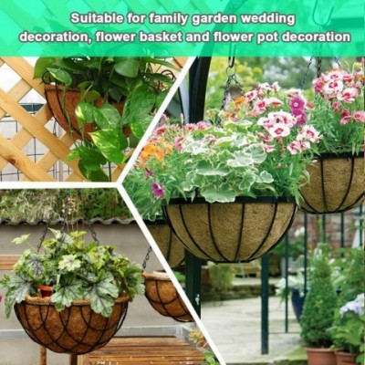 VIBRATITE Trough Coco Fiber Liners for Plastic Flower Pots