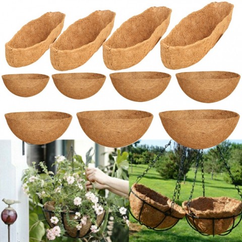 VIBRATITE Trough Coco Fiber Liners for Plastic Flower Pots