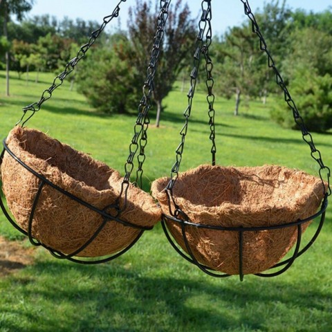 VIBRATITE Trough Coco Fiber Liners for Plastic Flower Pots