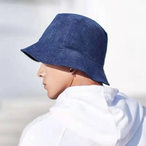 Super Large Winter Warm Panama Hat for Men - Thick Velvet Bucket Hat with Broad Brim