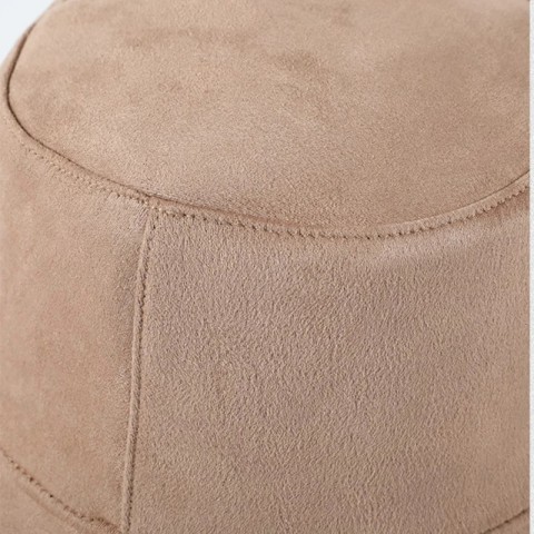 Super Large Winter Warm Panama Hat for Men - Thick Velvet Bucket Hat with Broad Brim