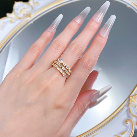 choucong 2025 Elegant Women's Wedding Ring with 925 Sterling Silver and Pear-Shaped Moissanite